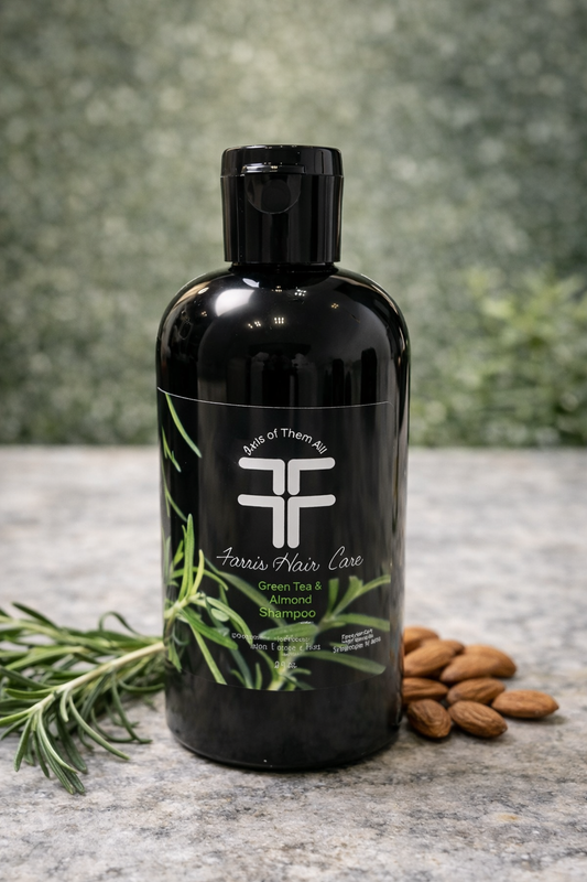 Green Tea, Peppermint & Almond Shampoo 8oz.